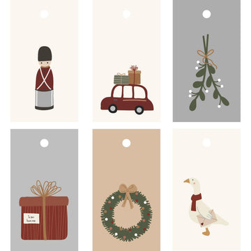 6 ASSORTED GIFT TAGS | MY NOSTALGIC CHRISTMAS