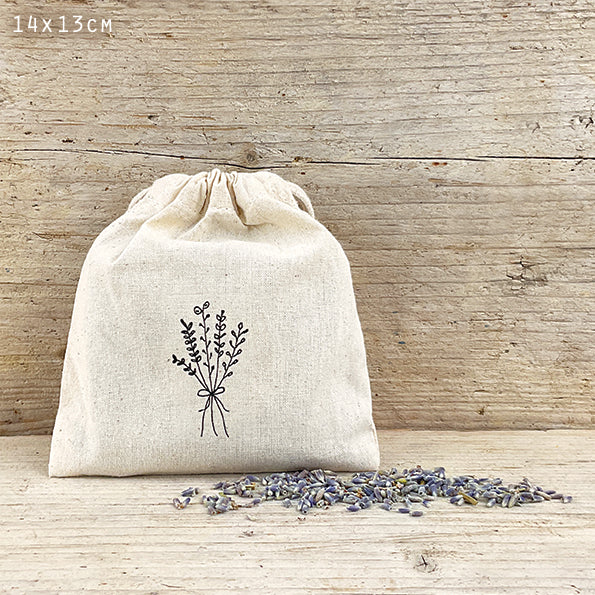 LAVENDER IN A DRAWSTRING BAG