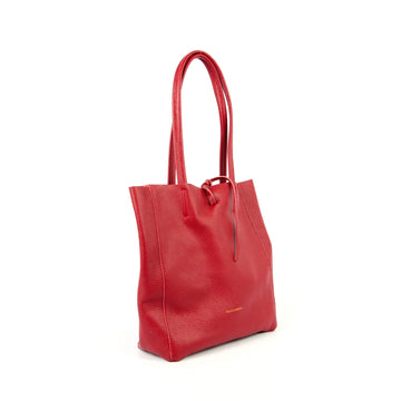 Small red tote bag sale