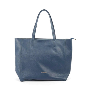 LEATHER TOTE BAG | BLUE