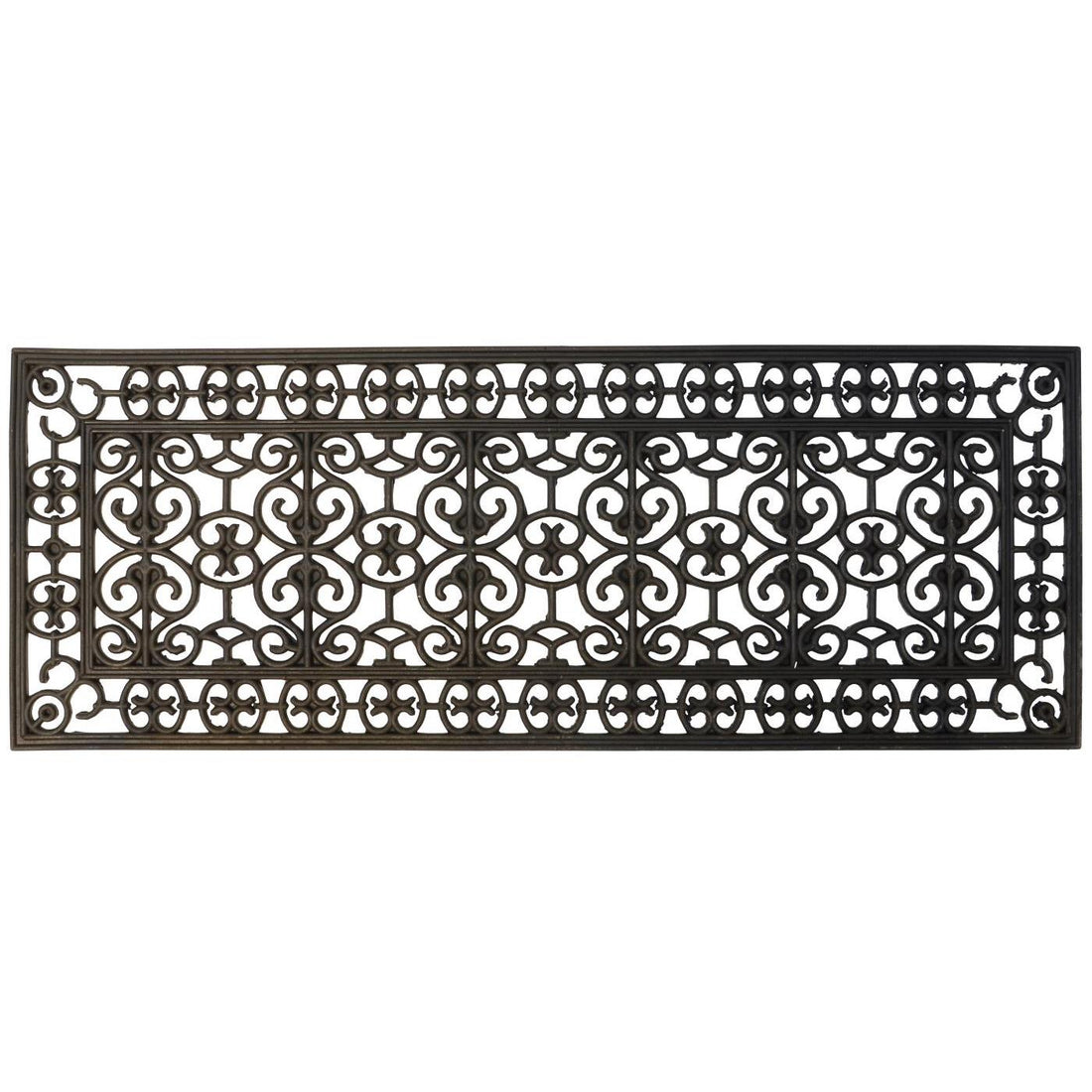 RUBBER WROUGHT IRON DOORMAT