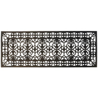 RUBBER WROUGHT IRON DOORMAT