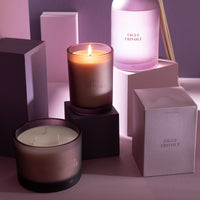 LARGE SCENTED 3 WICK CANDLE IN FROSTED GLASS |  FIGUE FRIVOLE