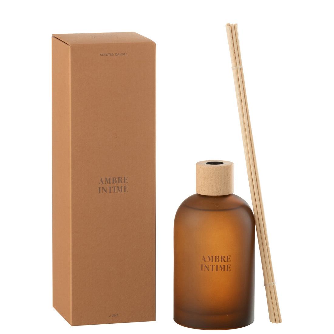 REED DIFFUSER IN FROSTED GLASS BOTTLE |  AMBRE INTIME