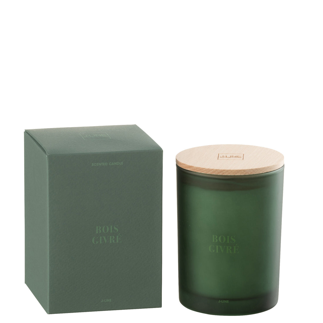 SCENTED CANDLE IN FROSTED GLASS |  BOIS GIVRE