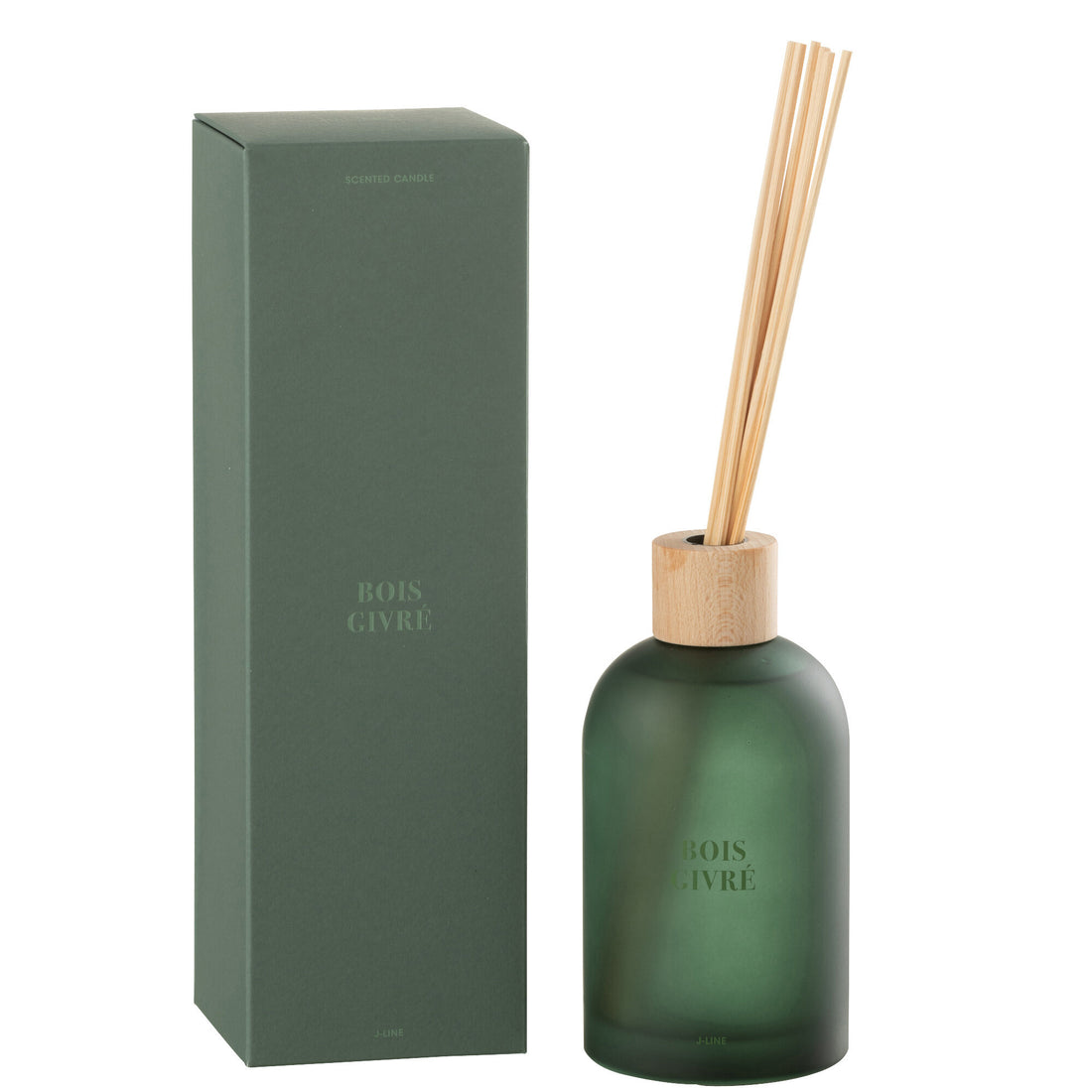 REED DIFFUSER IN FROSTED GLASS BOTTLE |  BOIS GIVRE