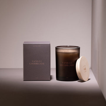 SCENTED CANDLE IN FROSTED GLASS |  VANILLE GOURMANDE