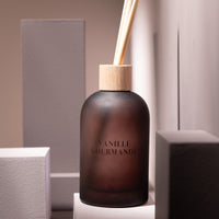 REED DIFFUSER IN FROSTED GLASS BOTTLE |  VANILLE GOURMANDE