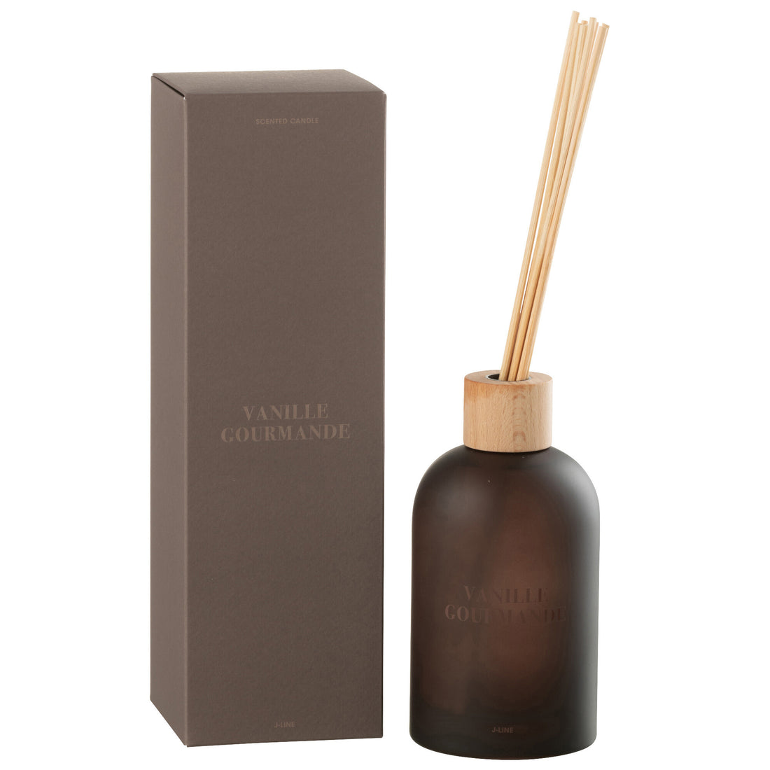 REED DIFFUSER IN FROSTED GLASS BOTTLE |  VANILLE GOURMANDE