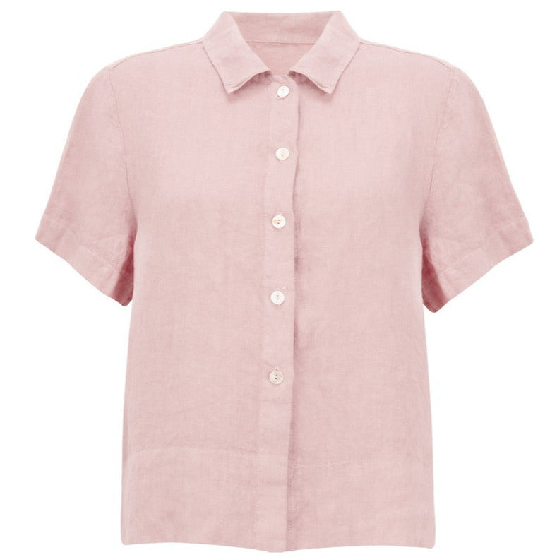 MARILYN BOXY LINEN SHIRT