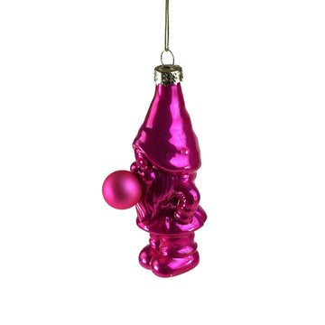 GLASS BOB VAN BUBBLES BAUBLE | PINK