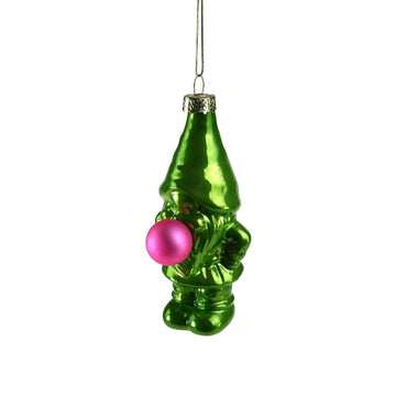 GLASS BOB VAN BUBBLES BAUBLE | GREEN