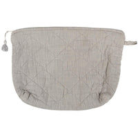 COTTON QUILTED WASHBAG