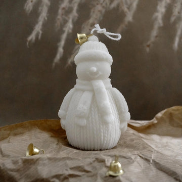 SNOWMAN CANDLE