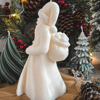 LARGE SANTA CLAUS SOY WAX CANDLE