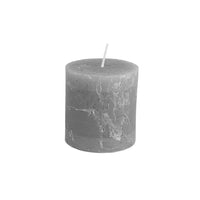 RUSTIC PILLAR CANDLE | GREY