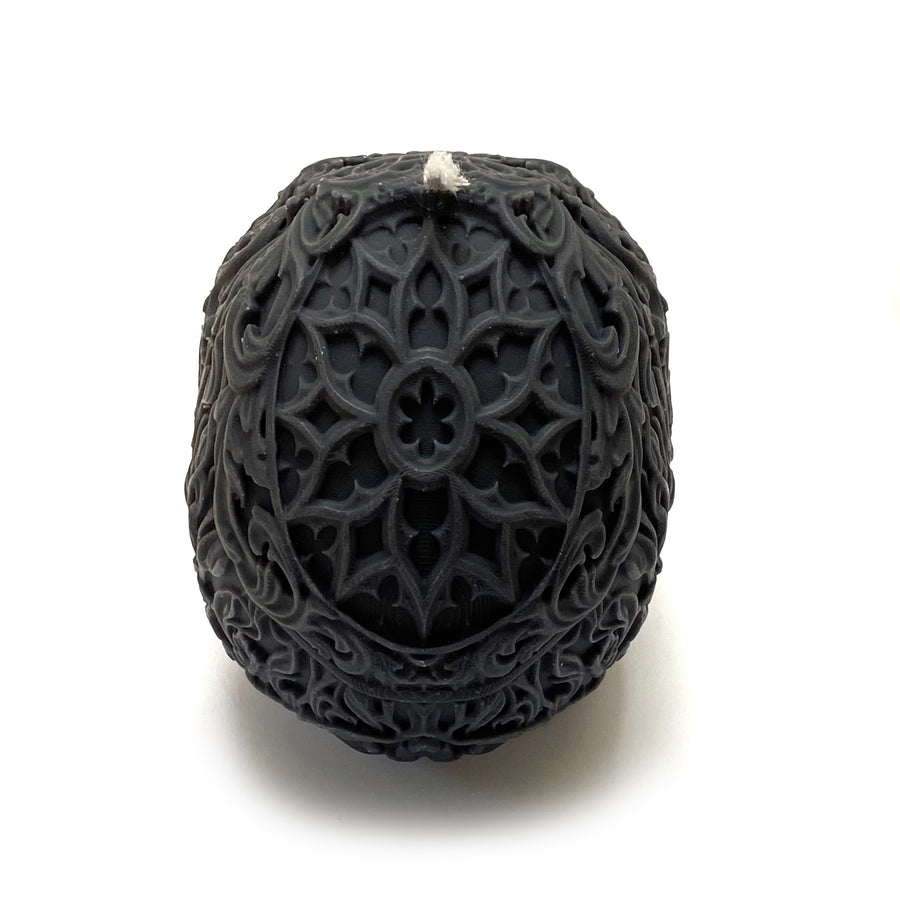 MANDALA SKULL CANDLE