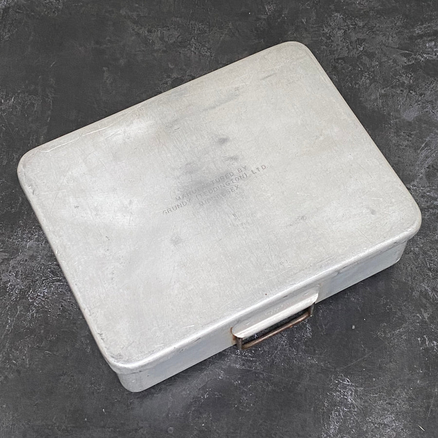 VINTAGE GRUNDY ALUMINIUM DINNER TRAY | SMALL WITH ONE HANDLE