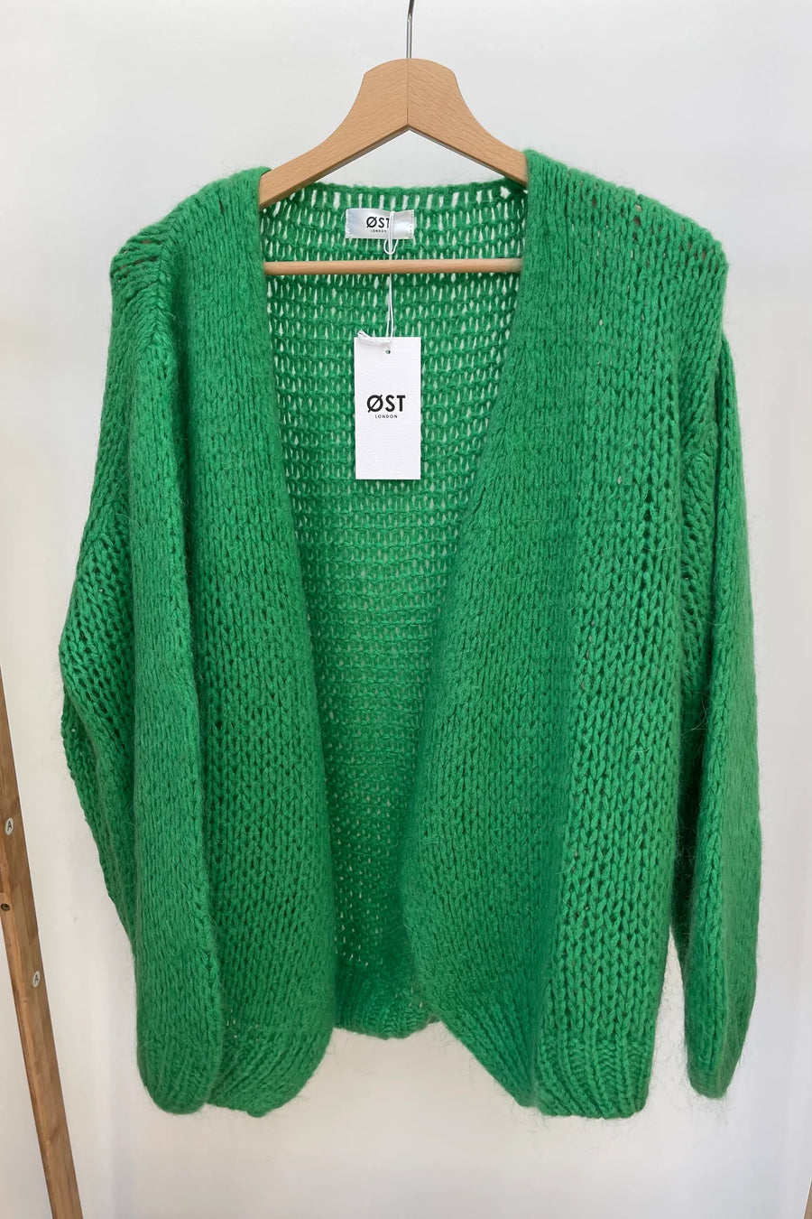 SMILA MOHAIR CARDIGAN | GREEN