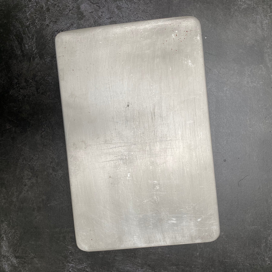 VINTAGE 1940'S GRUNDY ALUMINIUM DINNER TRAY | LARGE SHALLOW