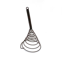 VINTAGE WIRE METAL EGG WHISK | SPRING HANDLE