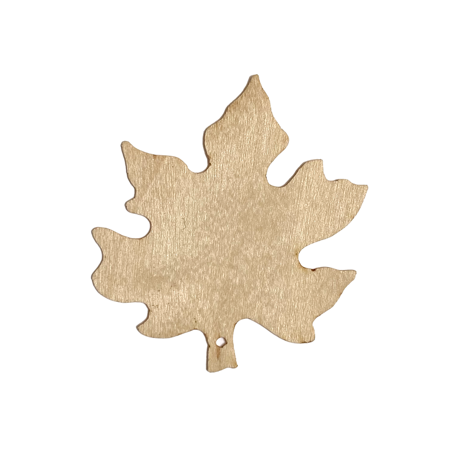 WOODEN LABEL | MAPLE LEAF