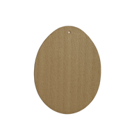 WOODEN LABEL | OVAL EGG SHAPE