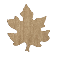 WOODEN LABEL | MAPLE LEAF