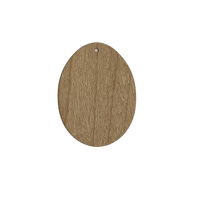 WOODEN LABEL | OVAL EGG SHAPE