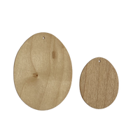 WOODEN LABEL | OVAL EGG SHAPE