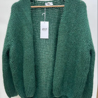 SMILA MOHAIR CARDIGAN | GREEN