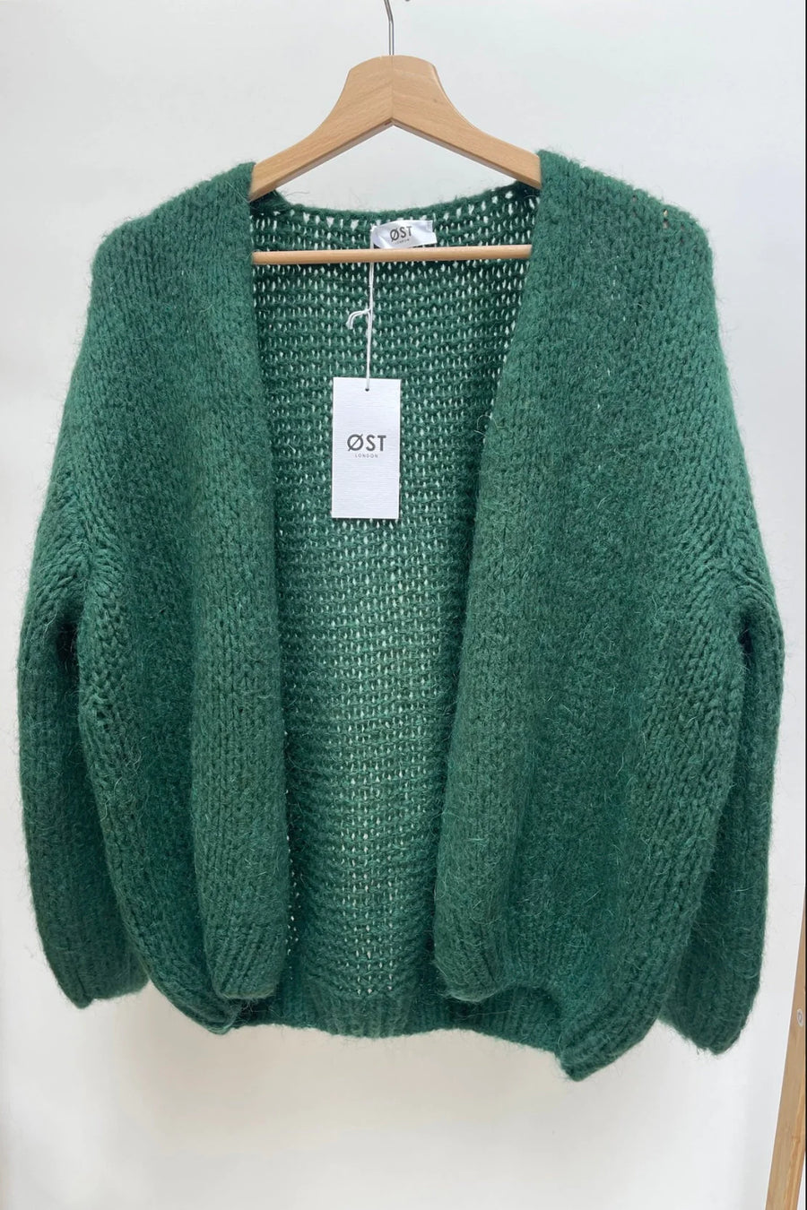 SMILA MOHAIR CARDIGAN | GREEN