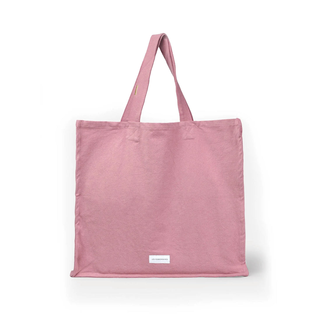 LARGE ORGANIC COTTON TOTE BAG | ROSEWOOD