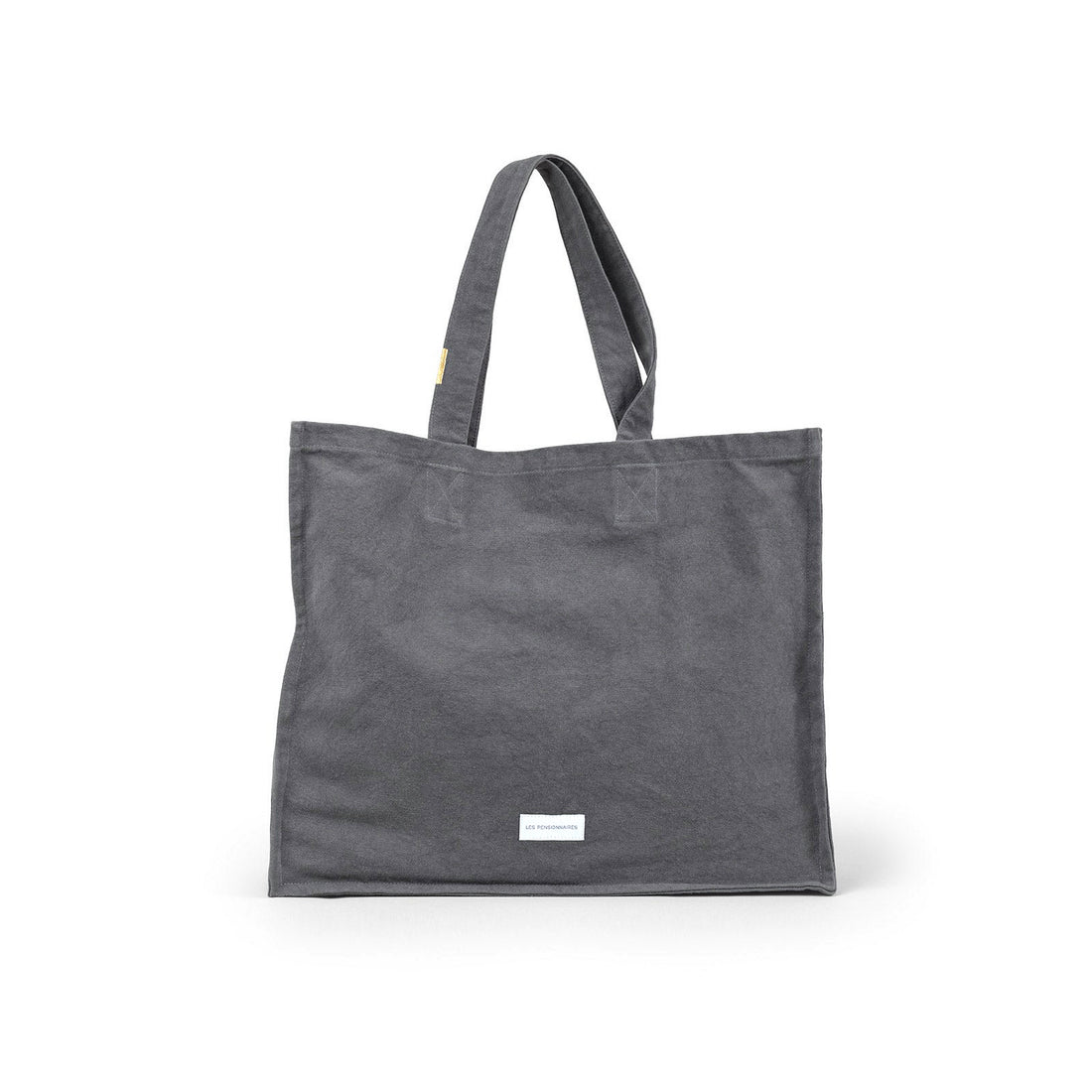 LARGE ORGANIC COTTON TOTE BAG | SLATE GREY