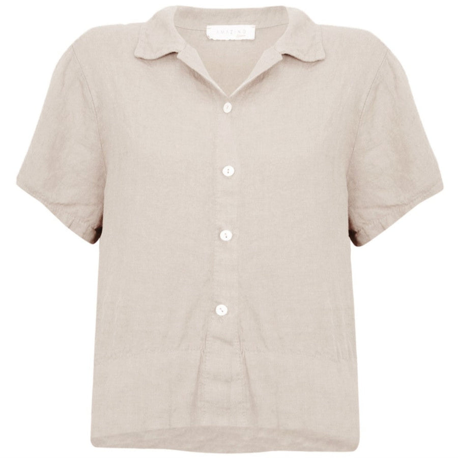 MARILYN BOXY LINEN SHIRT