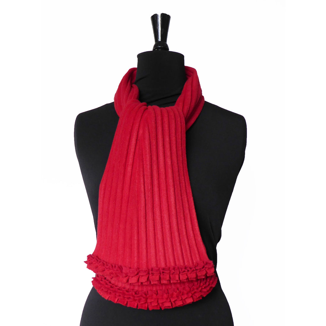 PLEATED RUFFLE SCARF