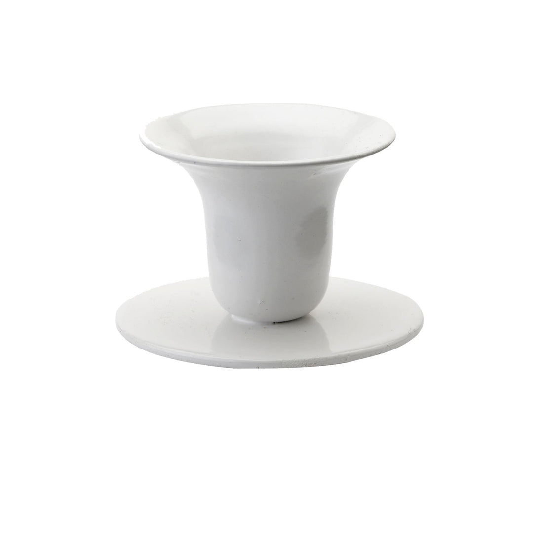 BELL CANDLE HOLDER | WHITE