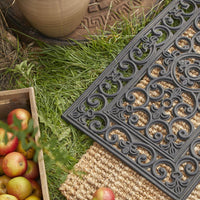 RUBBER WROUGHT IRON DOORMAT