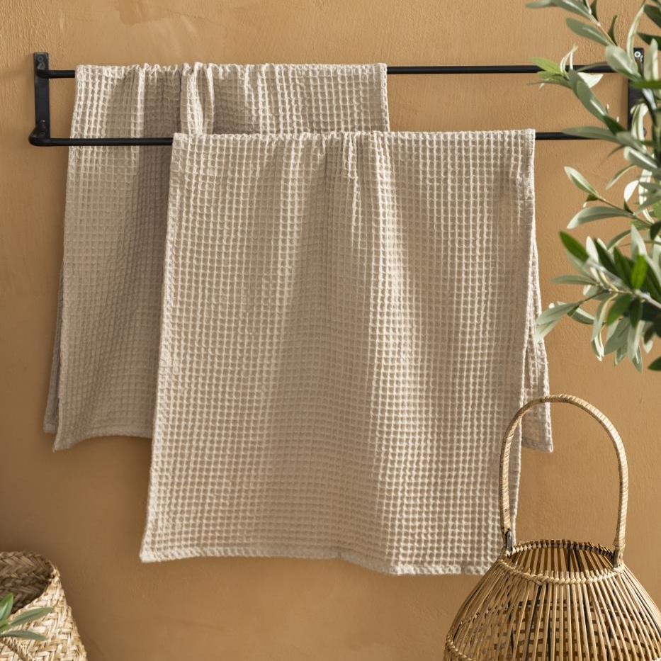 WAFFLE HAND TOWEL | 3 COLOURS