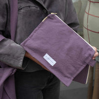 ORGANIC COTTON TOILETRY WASHBAG | PURPLE