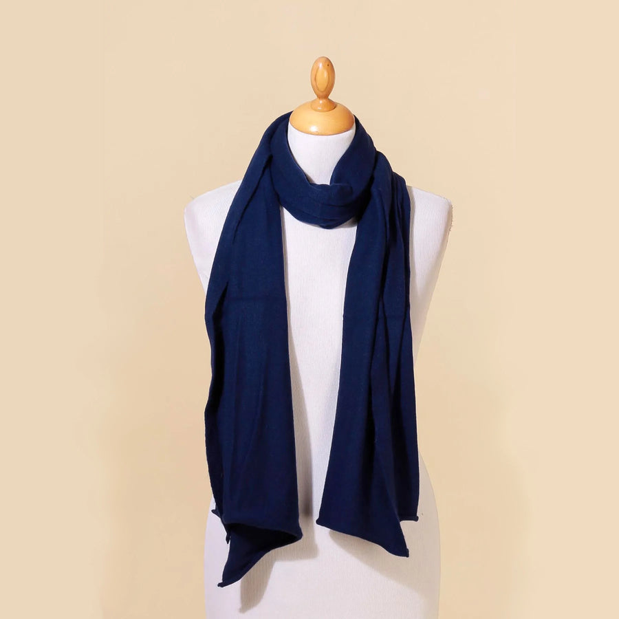 CASHMERE SCARF | NAVY