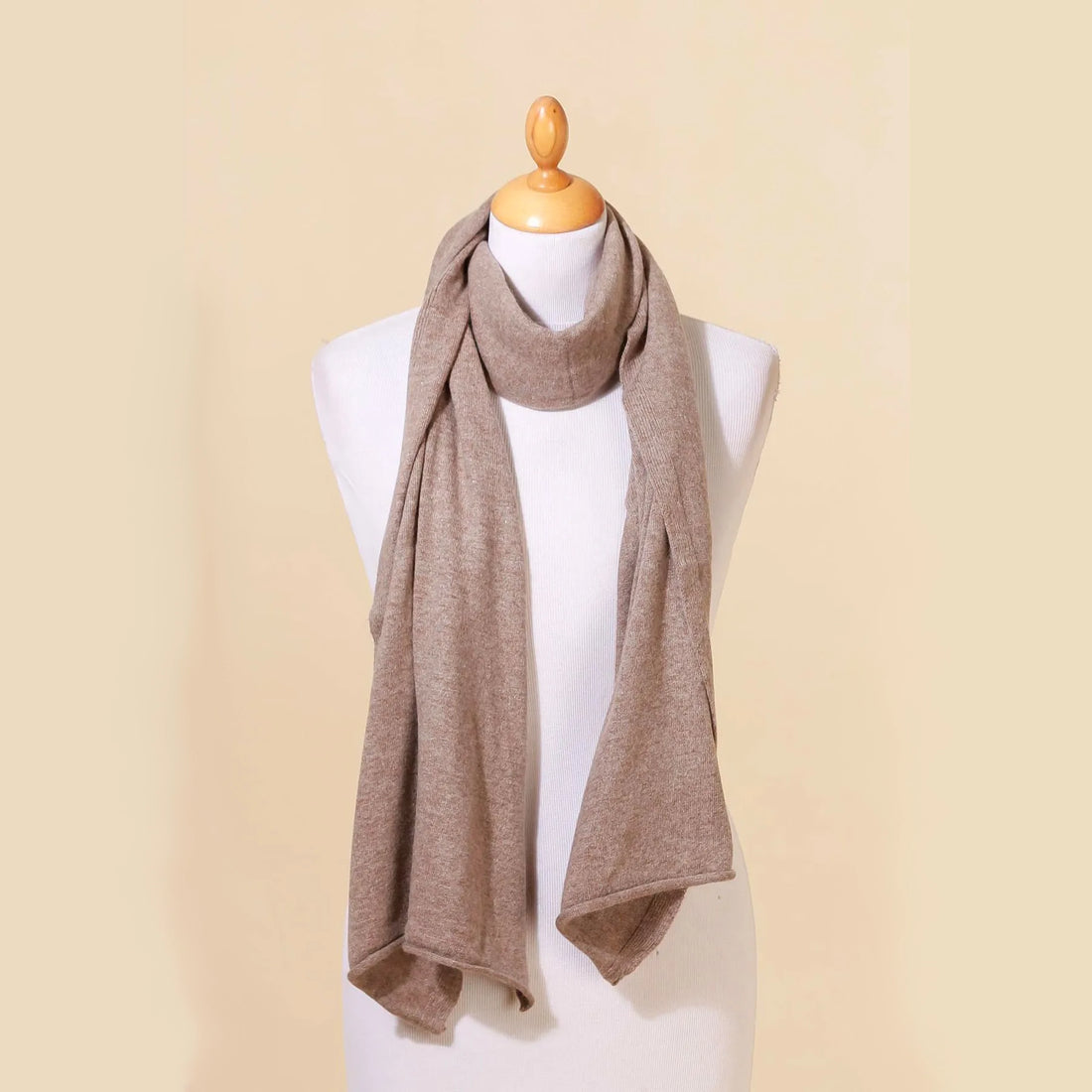 CASHMERE SCARF | TAUPE