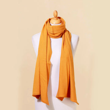 CASHMERE SCARF | MUSTARD