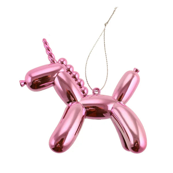 PINK BALLOON UNICORN HANGING DECORATION