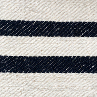 LONG GRAINSACK CUSHION | BLACK DOUBLE STRIPE