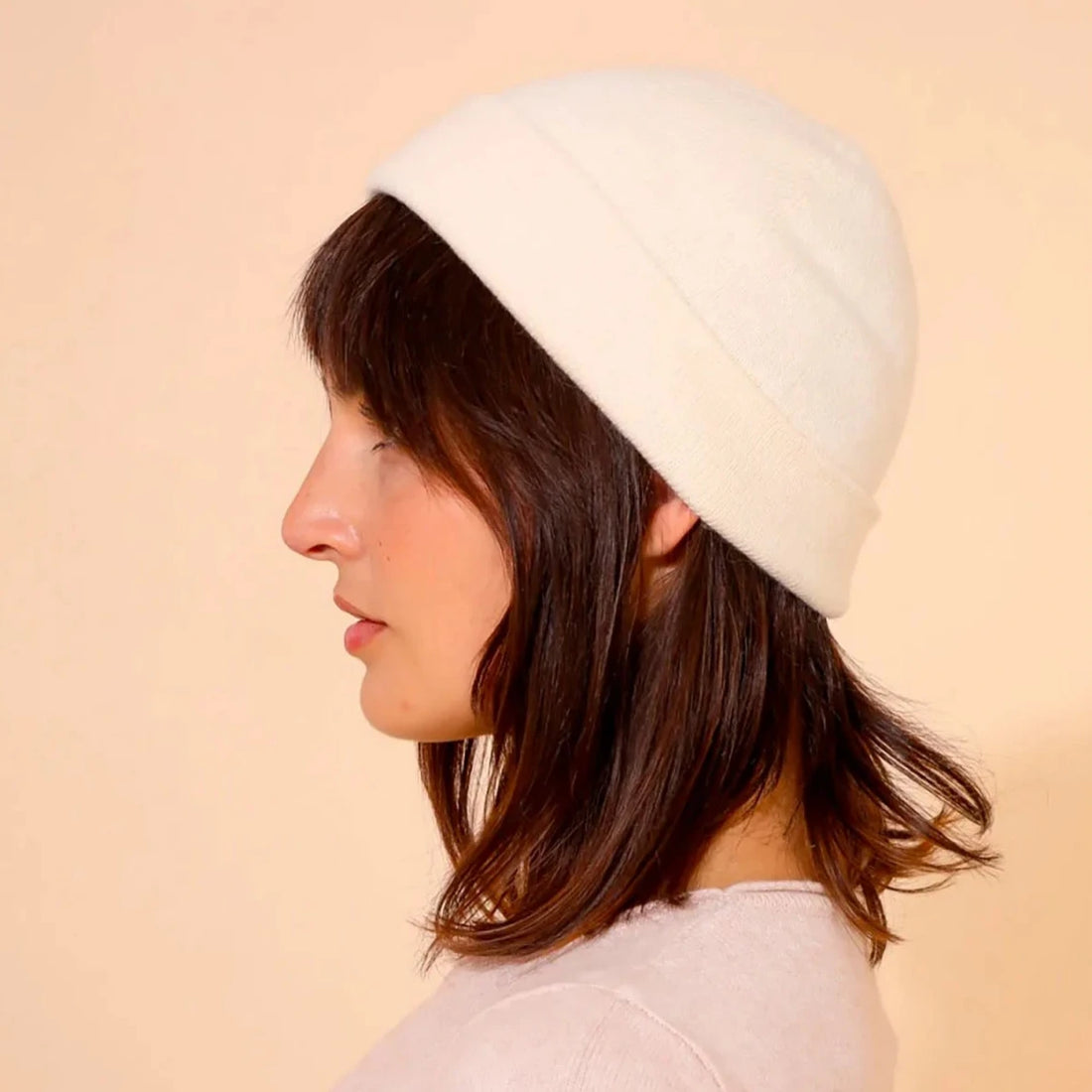 CASHMERE HAT | CREAM