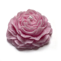 LARGE PEONY FLOWER SOY WAX CANDLE | PINK