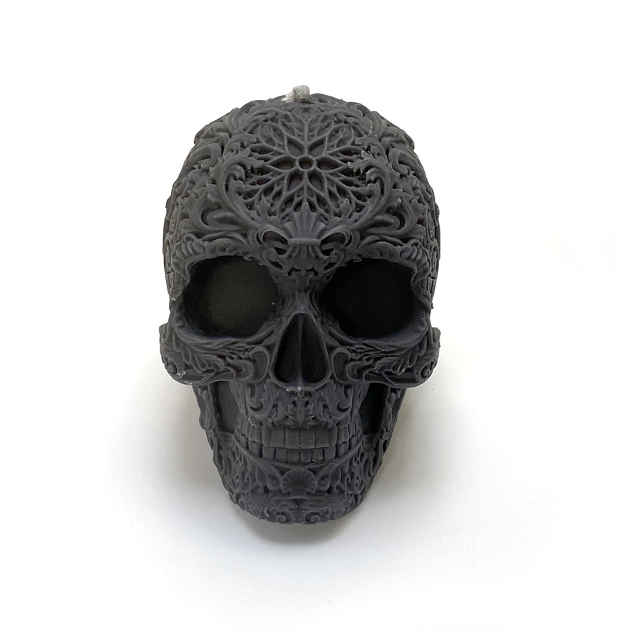 MANDALA SKULL CANDLE