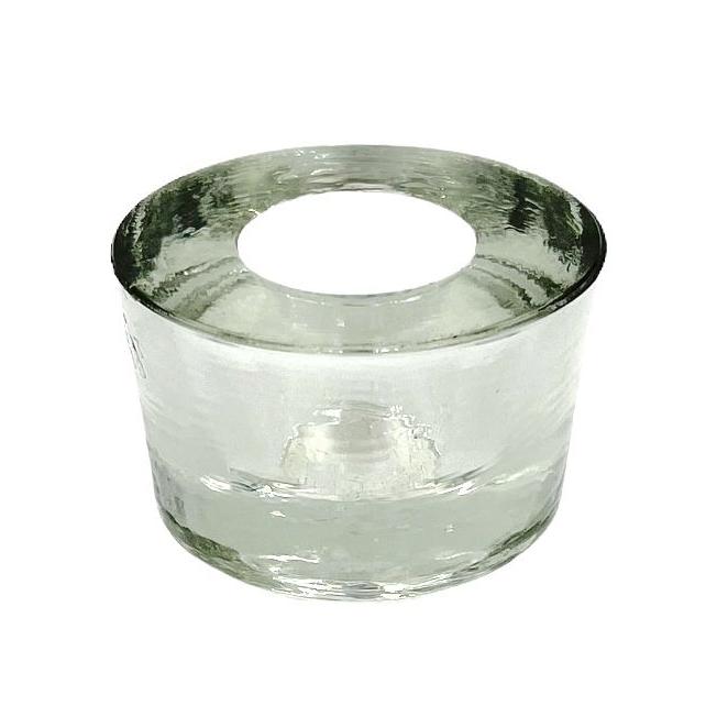 HANDMADE GLASS CANDLE HOLDER | SMALL