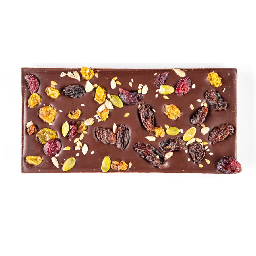 LARGE CHOCOLATE TABLETTE | FRUIT & SEEDS